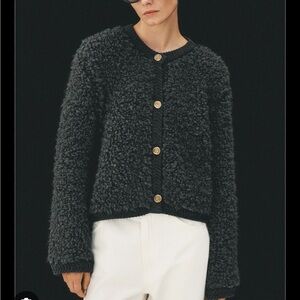 Massimo Dutti Boucle Cardigan like new